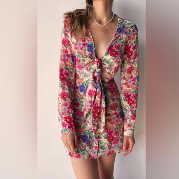 New! Anthropologie Favorite Daughter The Barely Holding It‎ Together Dress, 8 - Picture 1 of 16